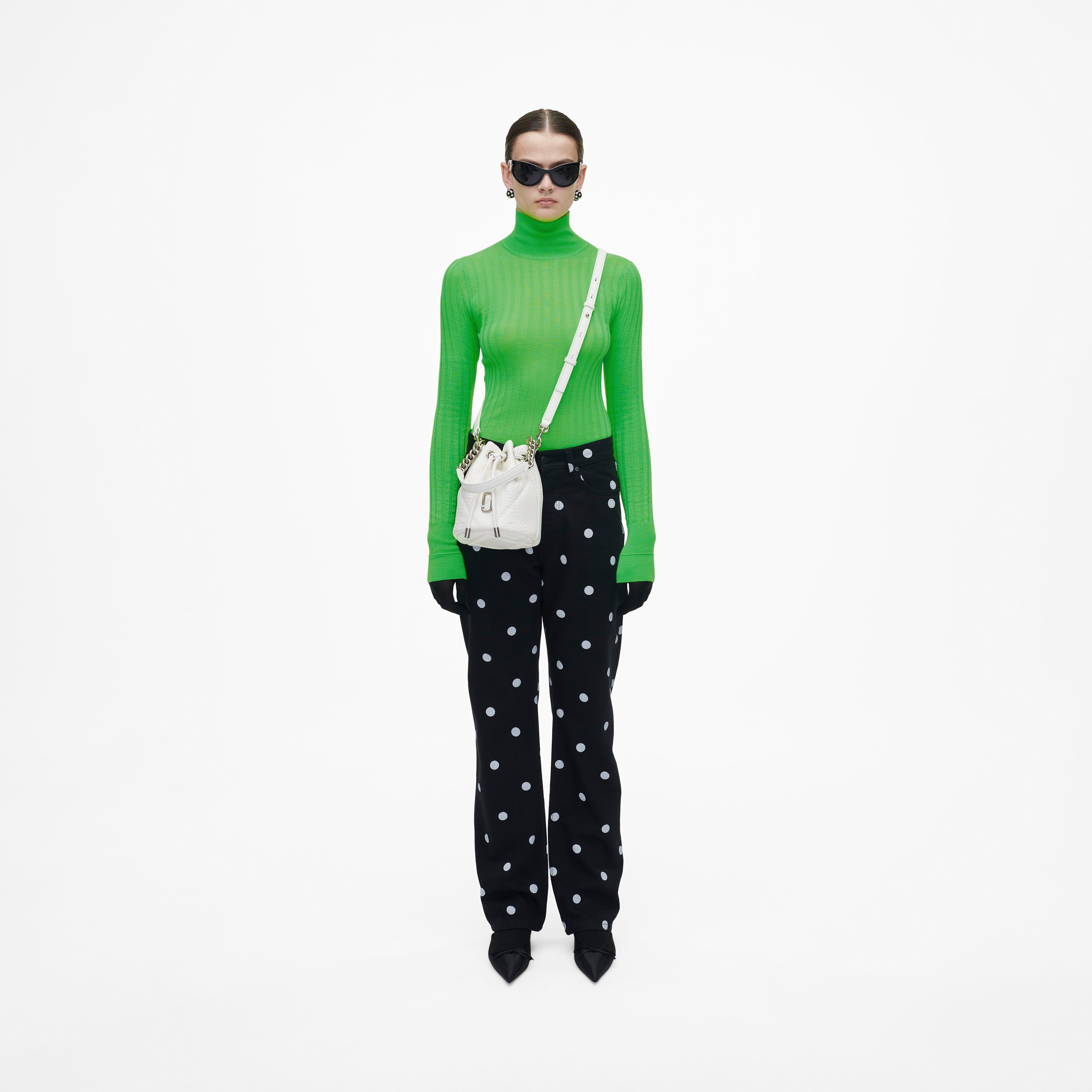 THE QUILTED LEATHER J MARC BUCKET BAG - 2