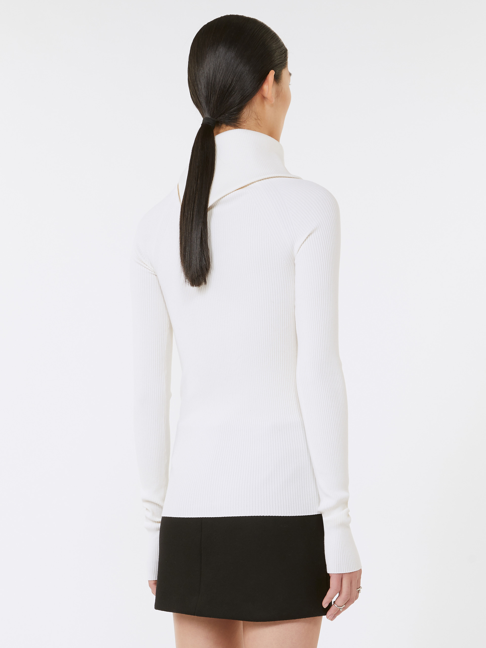 PINNA Wool sweater with high neck detail - 4