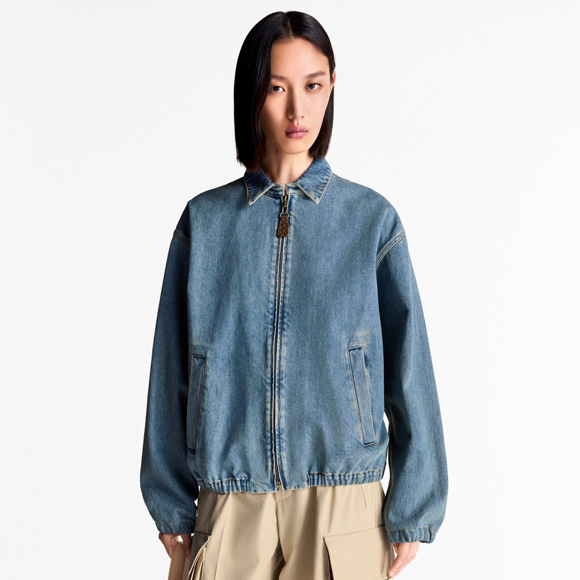 Denim Bomber Jacket - 2