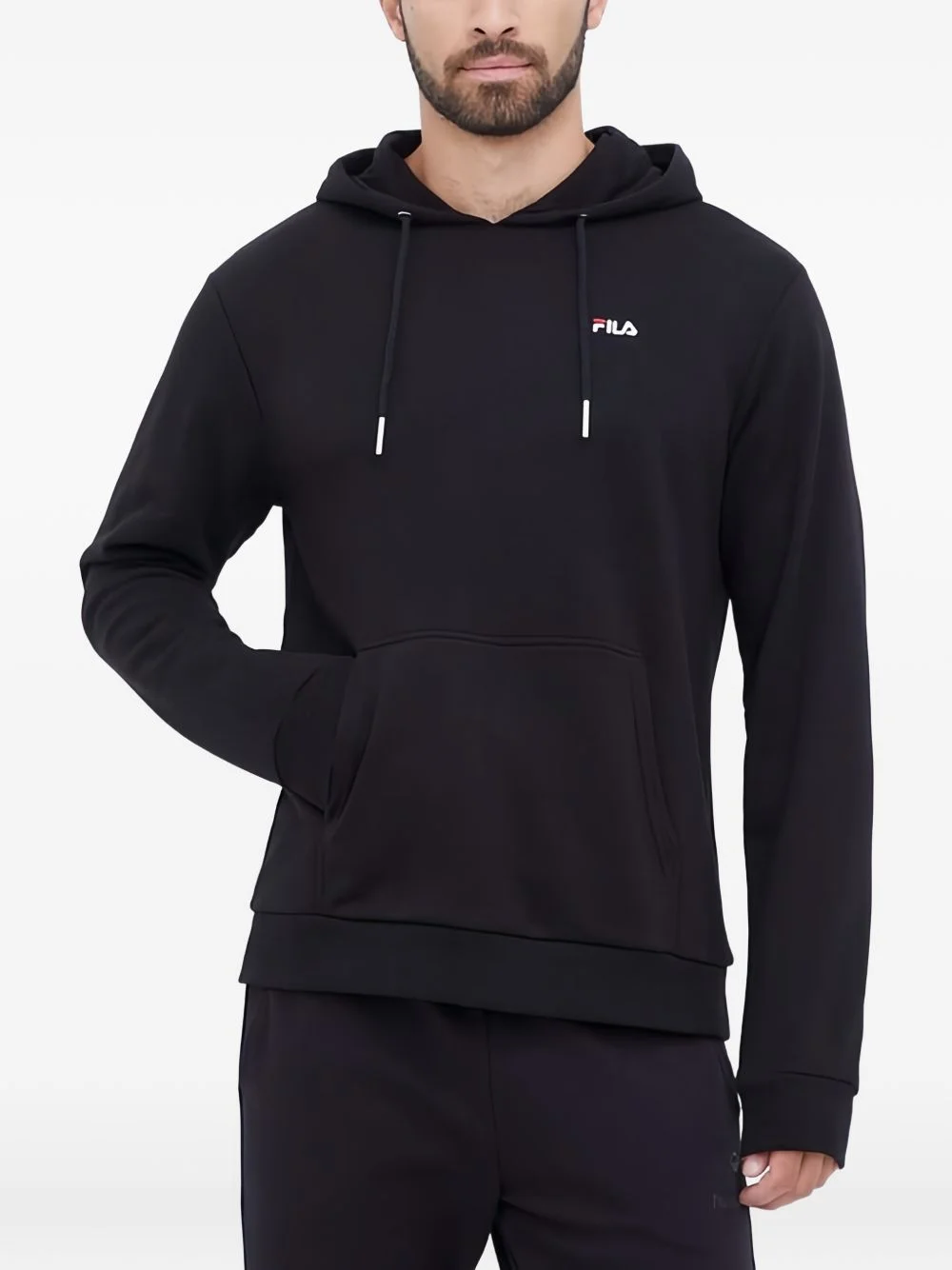 drawstring hooded sweatshirt - 1