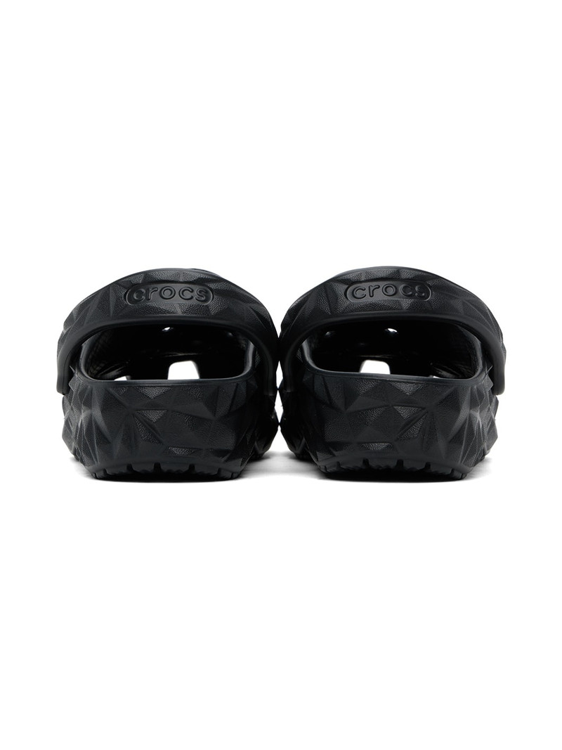 crocs Black Classic Geometric Clogs outlook