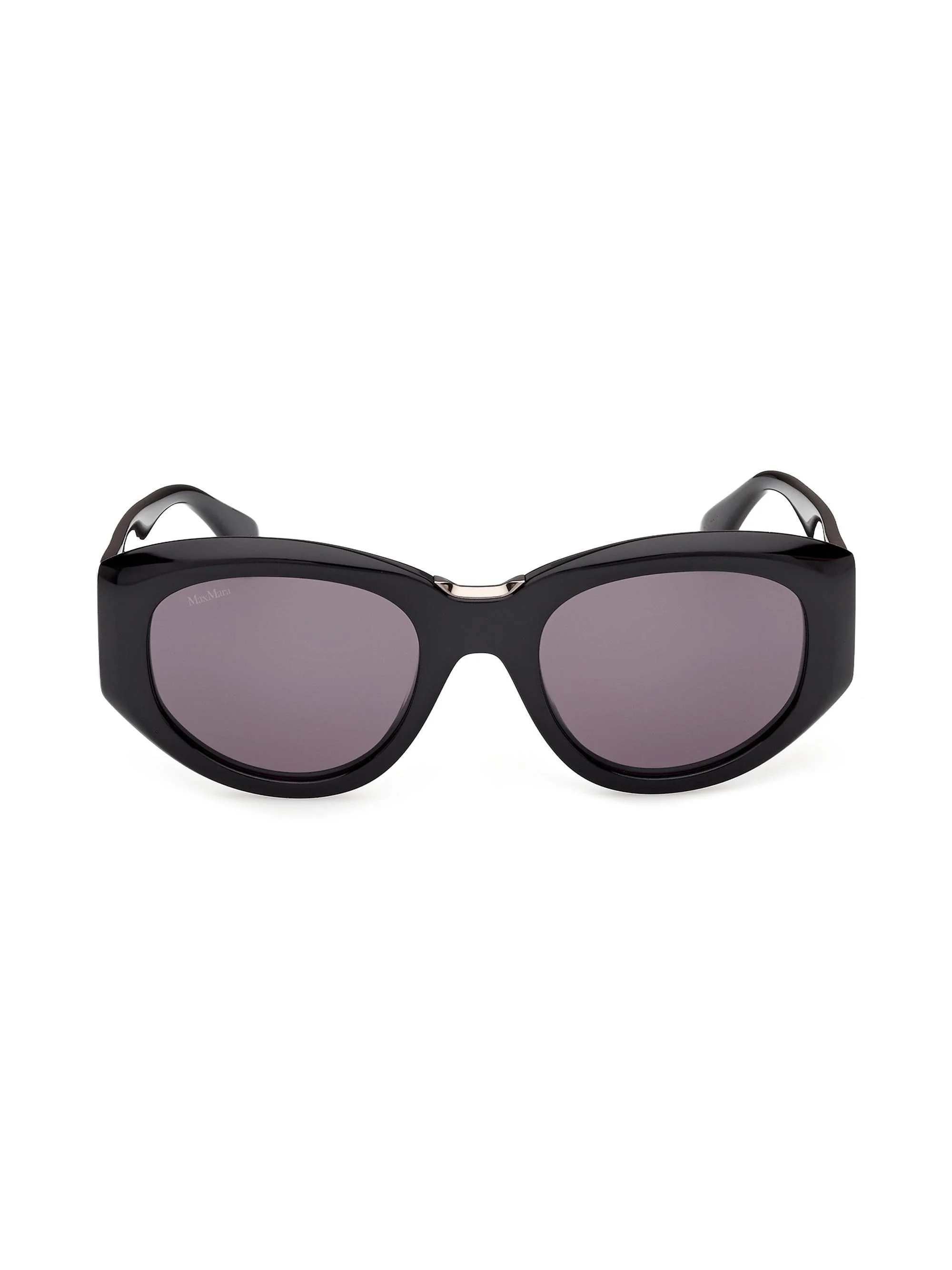 Women's 52MM Oval Sunglasses - Black - 1