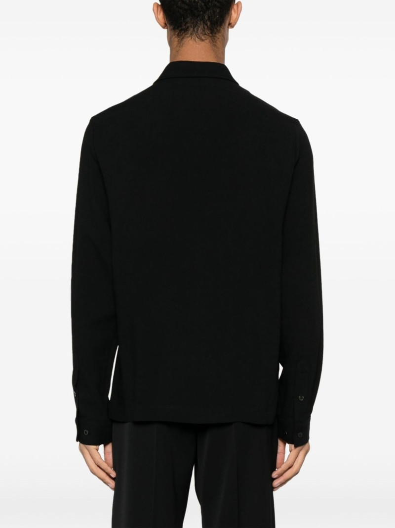 crepe long-sleeved shirt 4