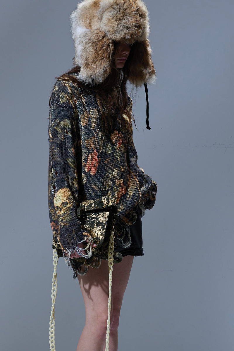 PRINTED BOYFRIEND SWEATER 1