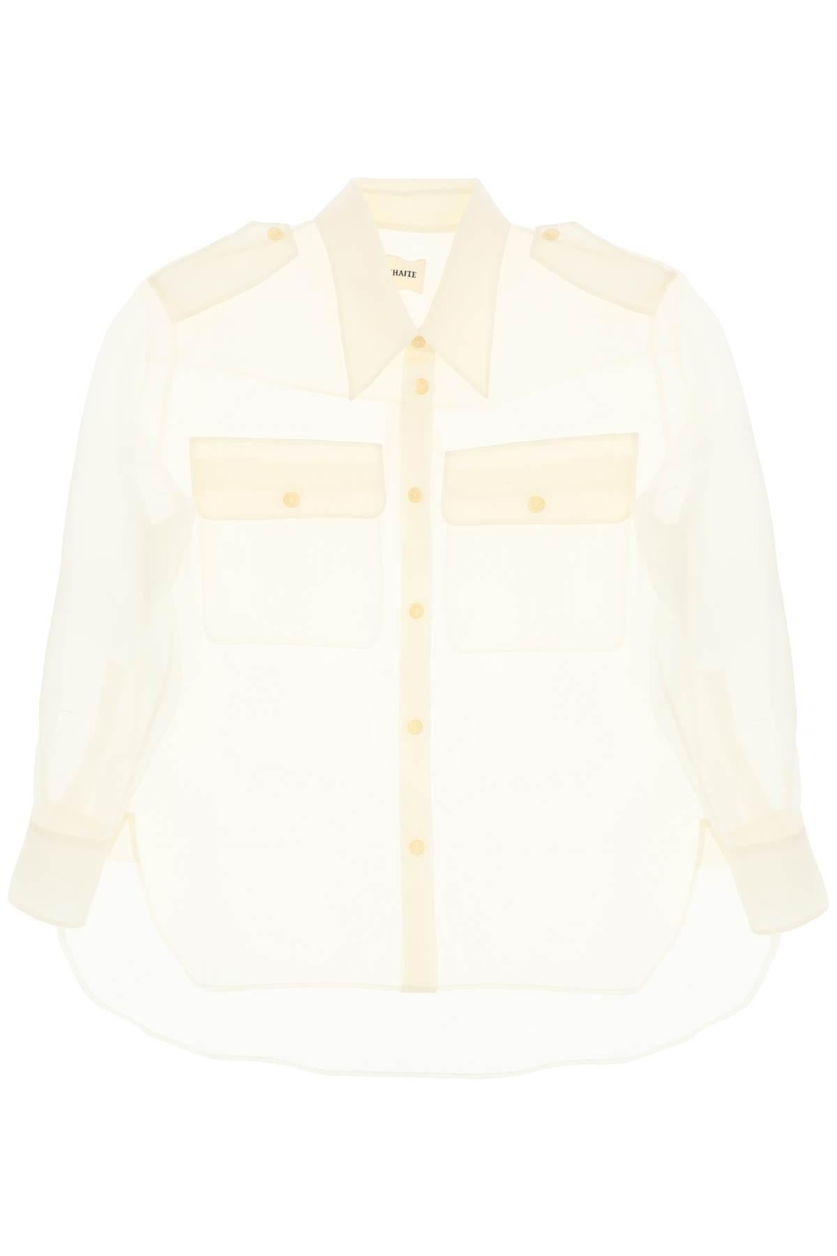 Missa oversized organza shirt - 1