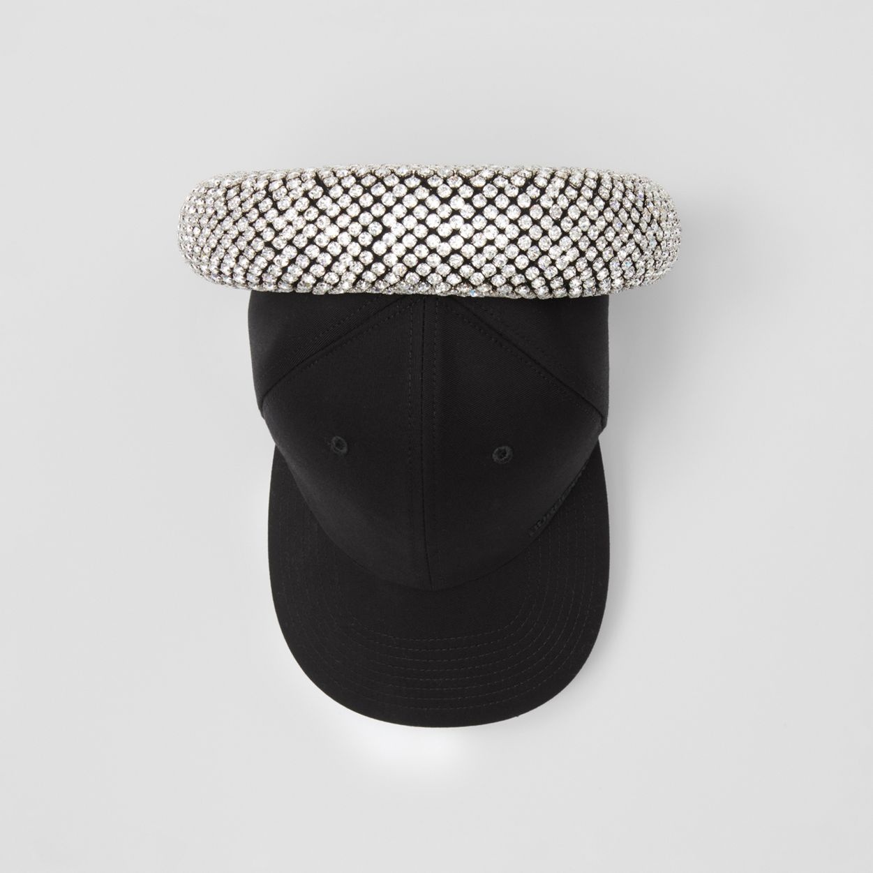 Crystal Headband Detail Reconstructed Cap - 6