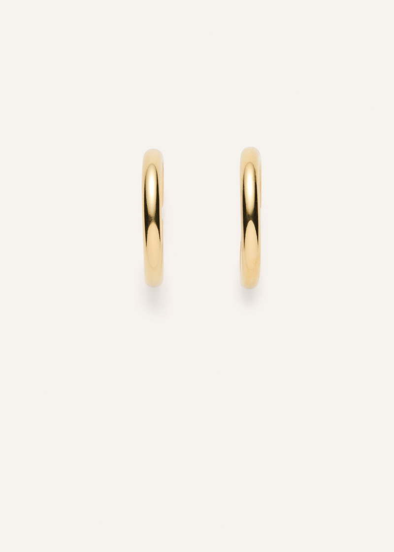 MAGDA BUTRYM Gold-plated hoop cuff earrings outlook