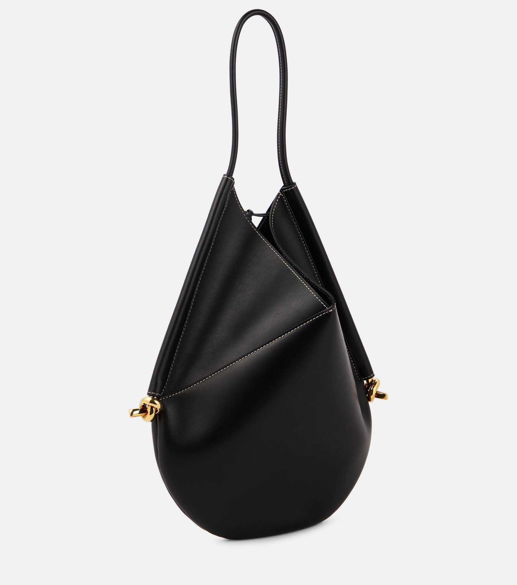 Solstice Medium leather shoulder bag - 4