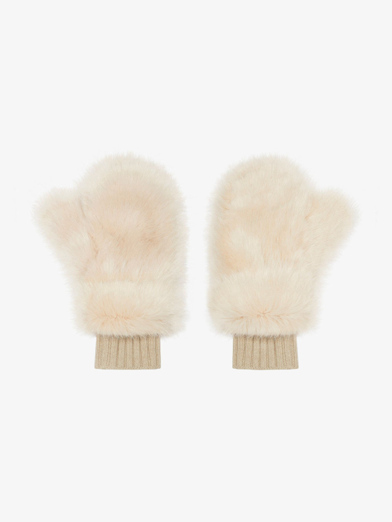 Givenchy MITTEN IN FAUX FUR outlook