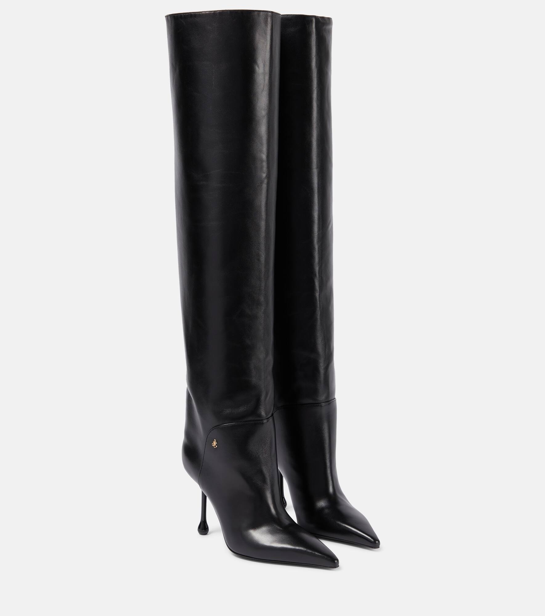 Cycas 95 leather over-the-knee boots - 1