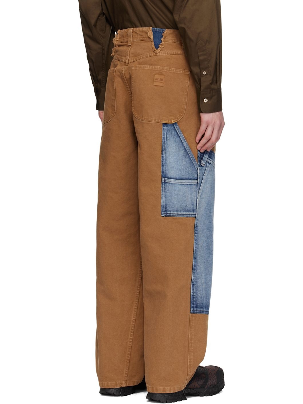 Brown & Blue Re-Make Carpenter Jeans - 3