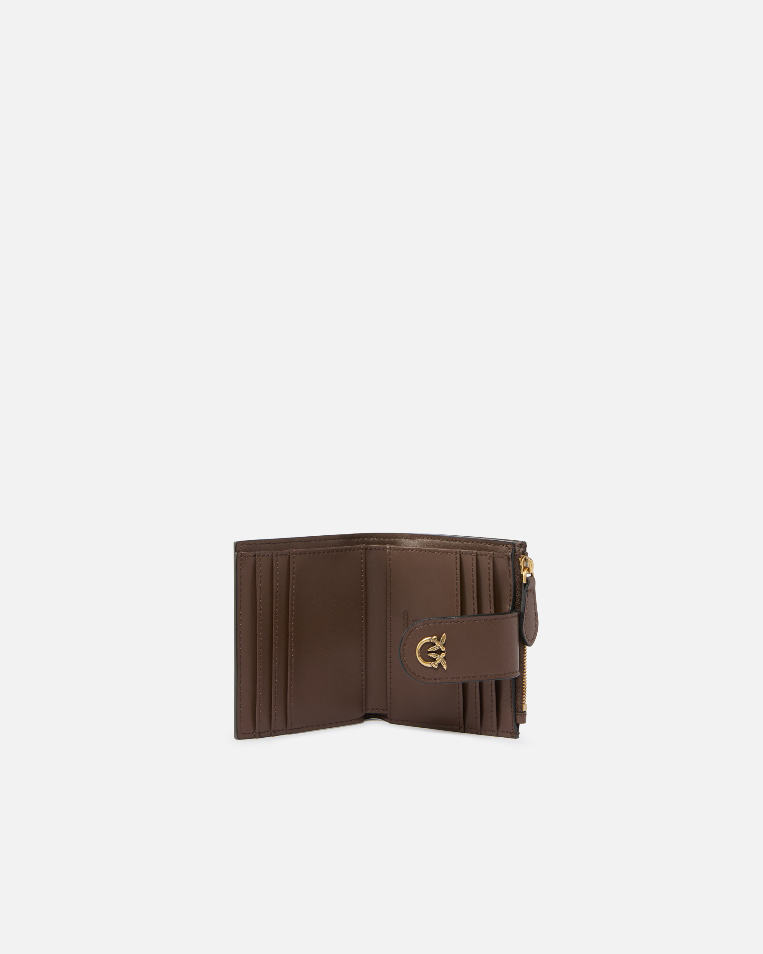 ZIP-AROUND WALLET IN CHEVRON-PATTERNED NAPPA LEATHER - 3