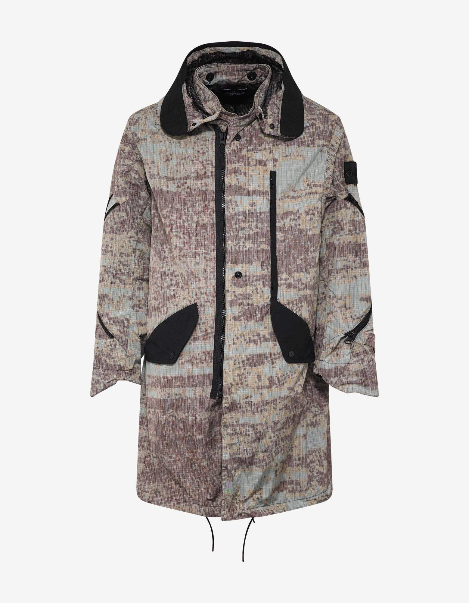 Stone Island Shadow Project DPM Chiné Rust Brown Articulated Fishtail Parka - 1