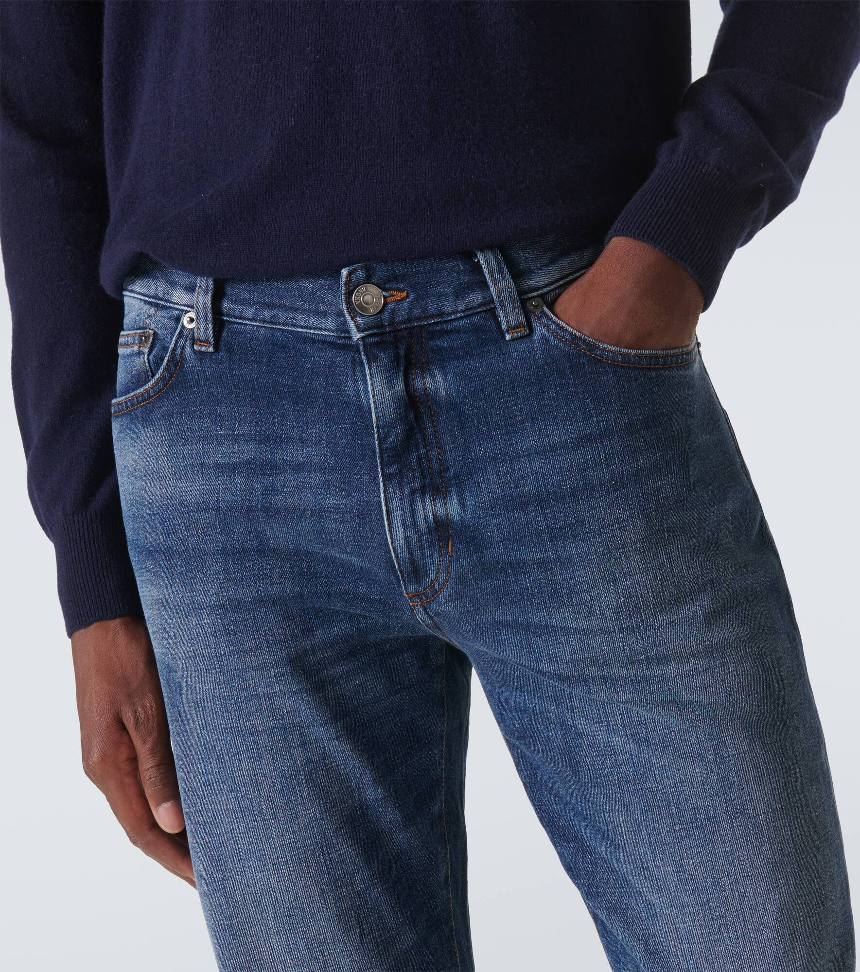 Mid-rise skinny jeans - 5