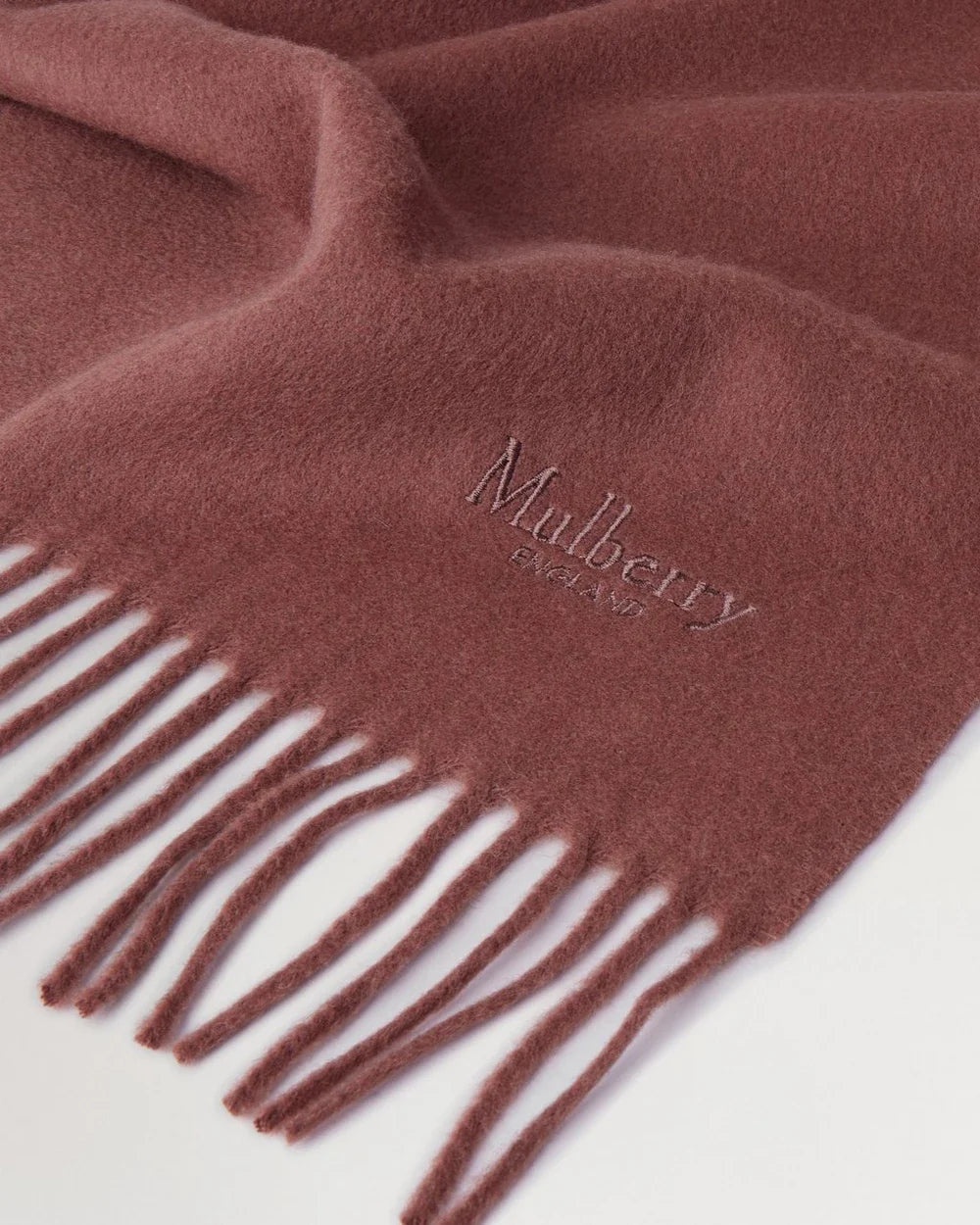 Small Solid Merino Wool Scarf Bright Oak Merino Wool - 2