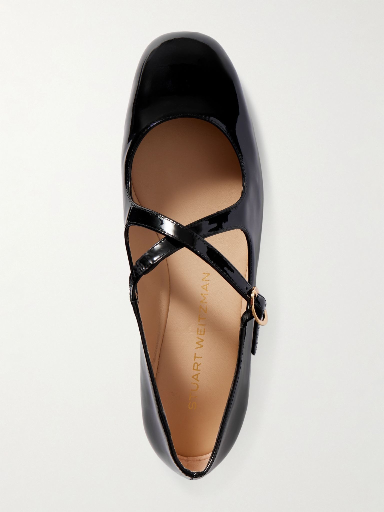 Clem patent-leather Mary-Jane ballet flats Black - 5