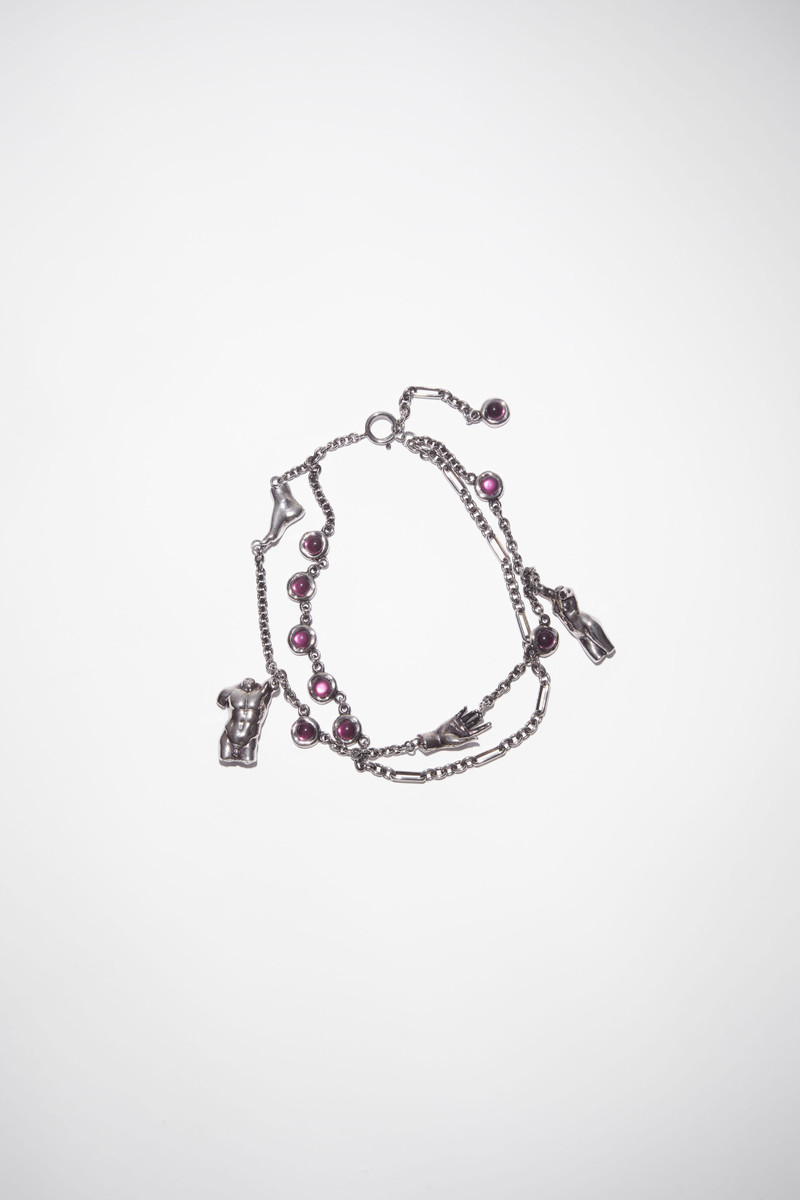 Charm necklace - Antique Silver 1