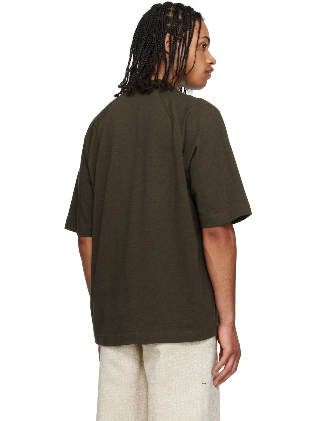 Khaki La Croisière 'The Typo' T-shirt - 3