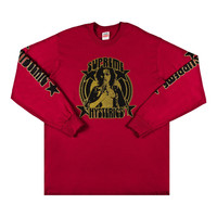 Supreme Supreme x Hysteric Glamour Long-Sleeve Tee 'Dark Magenta