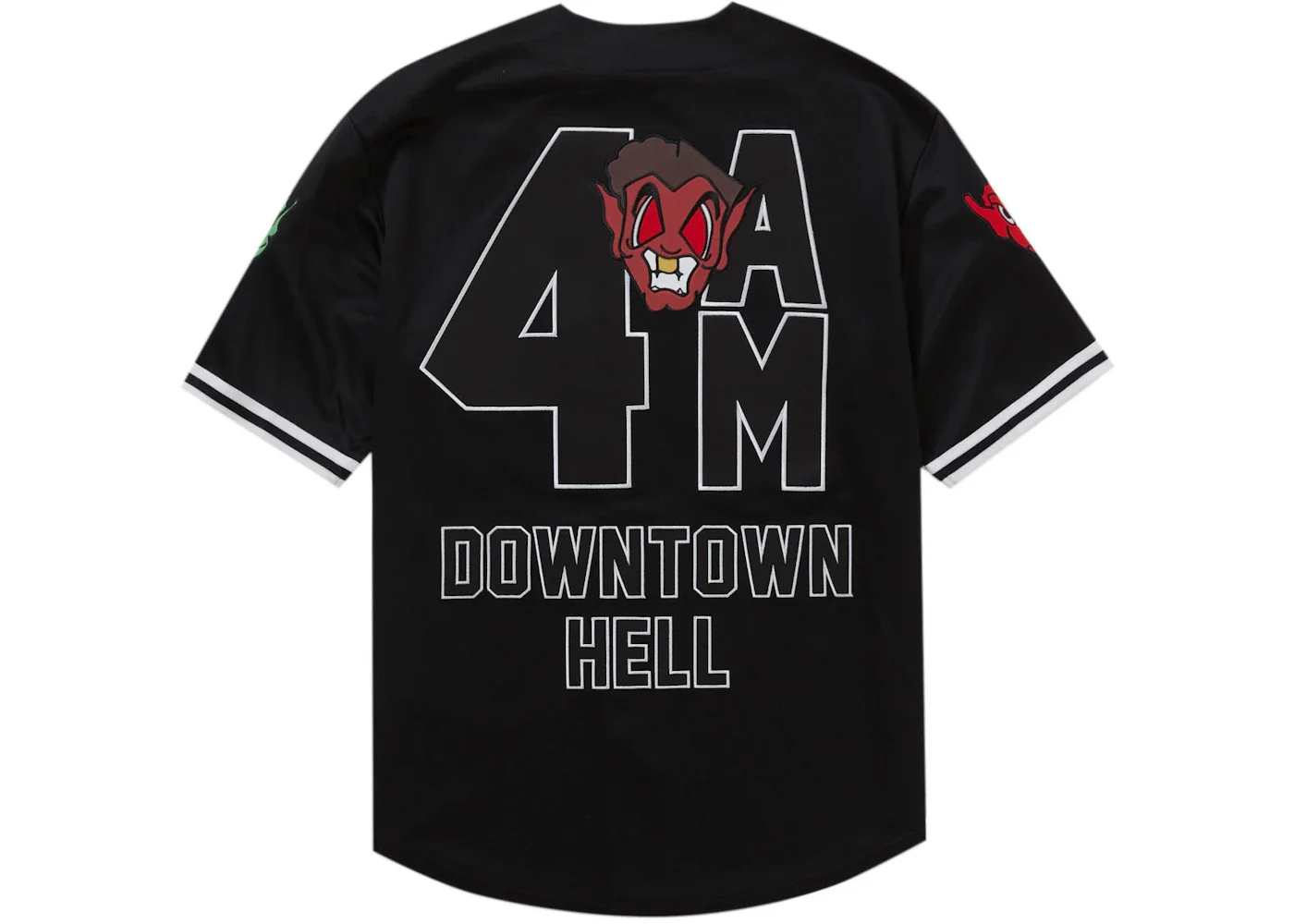 Supreme Supreme Mitchell & Ness Downtown Hell Baseball Jersey