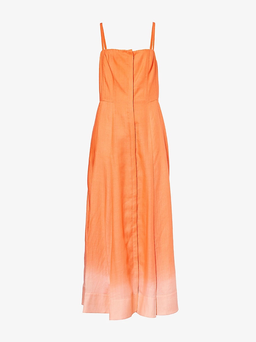 Magritte Pleated Cashmere and Silk-Blend Maxi Dress - 1