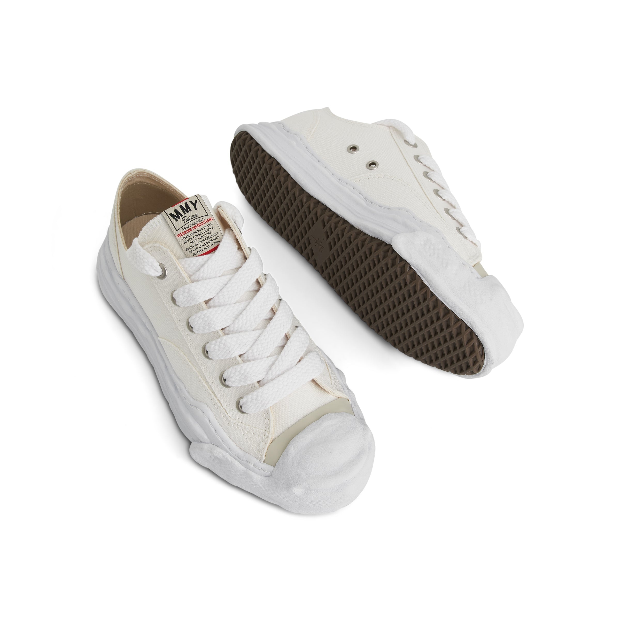 Hank OG Low Top Sneaker in White - 4
