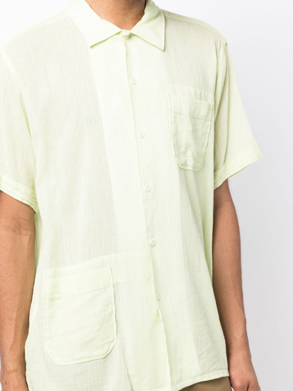 Camp patch-pocket cotton shirt - 5