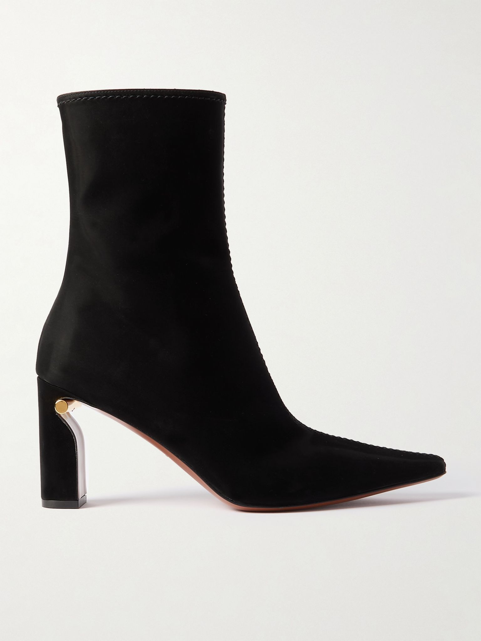 T-Bar suede ankle boots Black - 1
