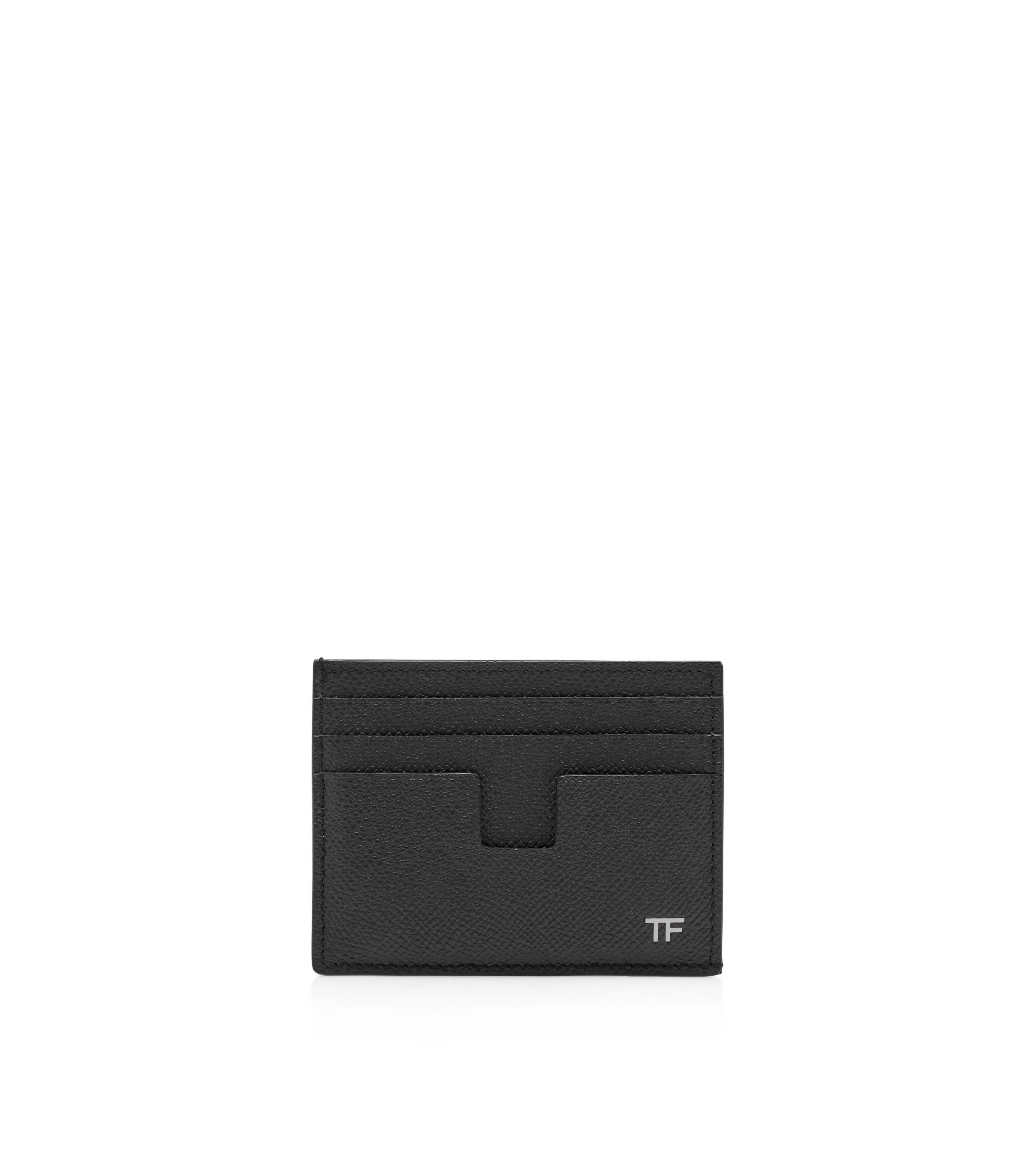 SMALL GRAIN LEATHER CARDHOLDER - 1