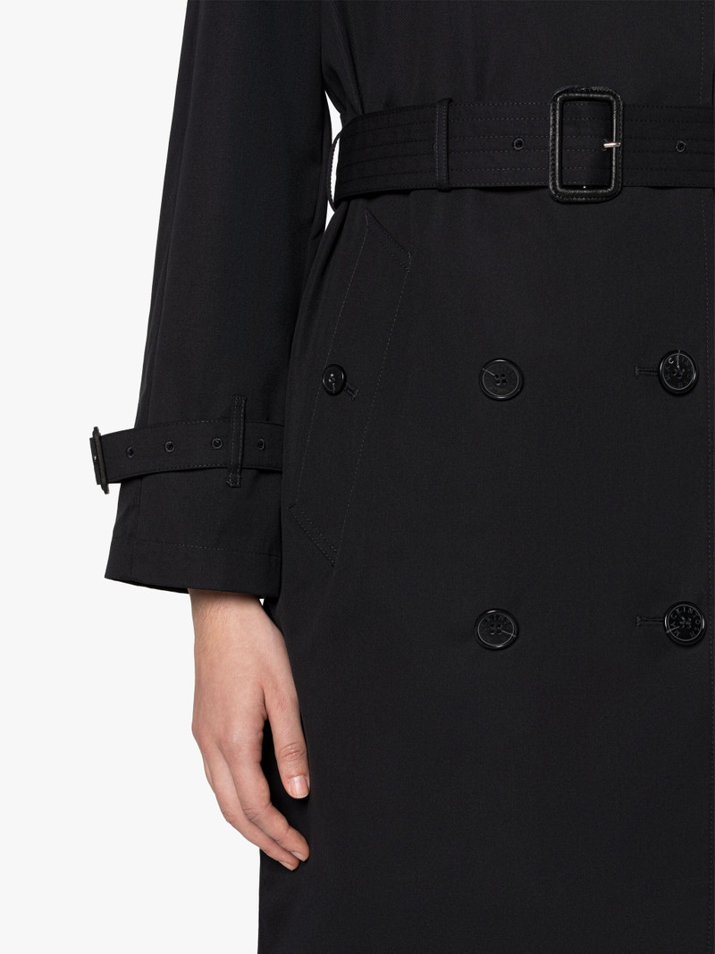 MUIRKIRK BLACK COTTON TRENCH COAT 6