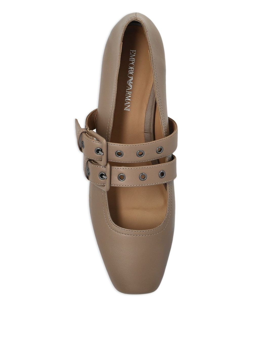 double-buckle ballet flats - 3