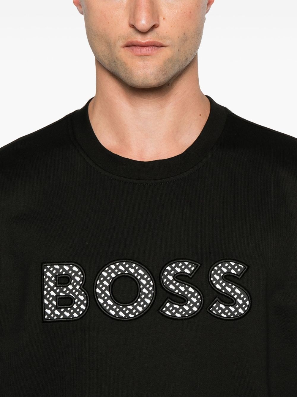 logo-patch sweatshirt - 5