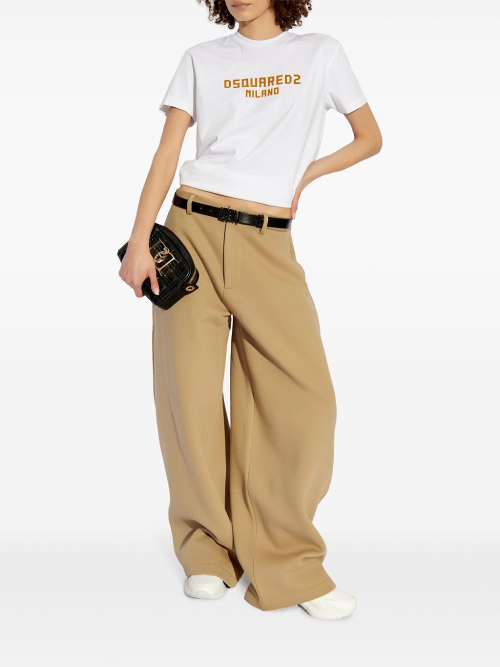 Icon-print trousers - 2