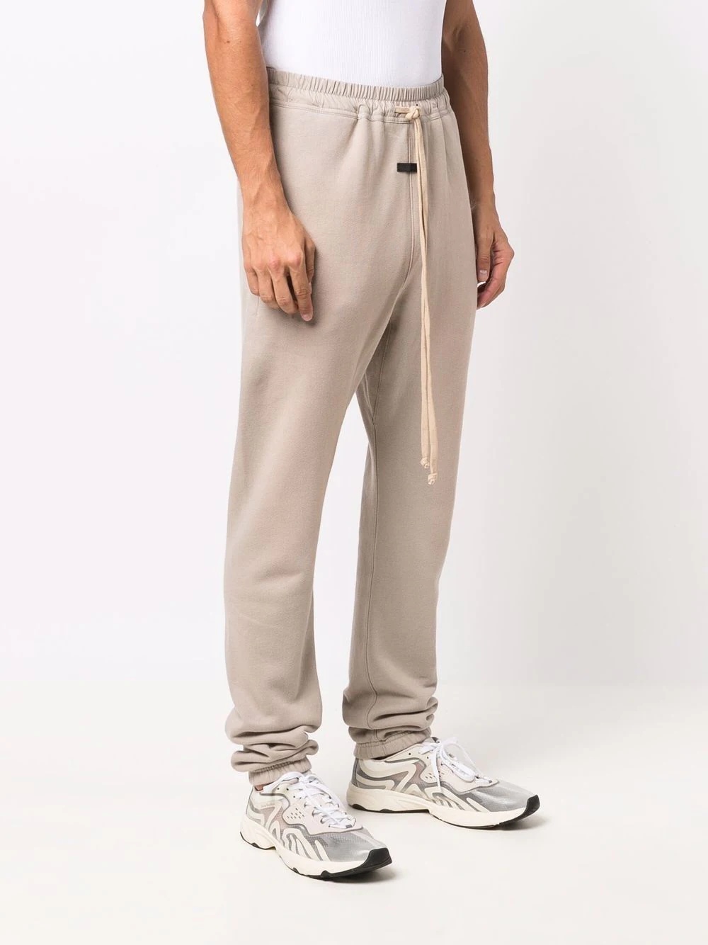 drawstring waist track trousers - 3