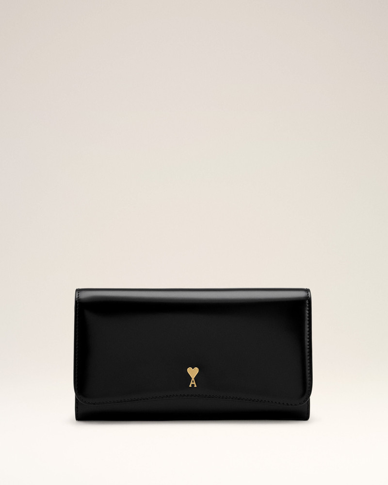 BLACK COW LEATHER PARIS PARIS CONTINENTAL WALLET 1