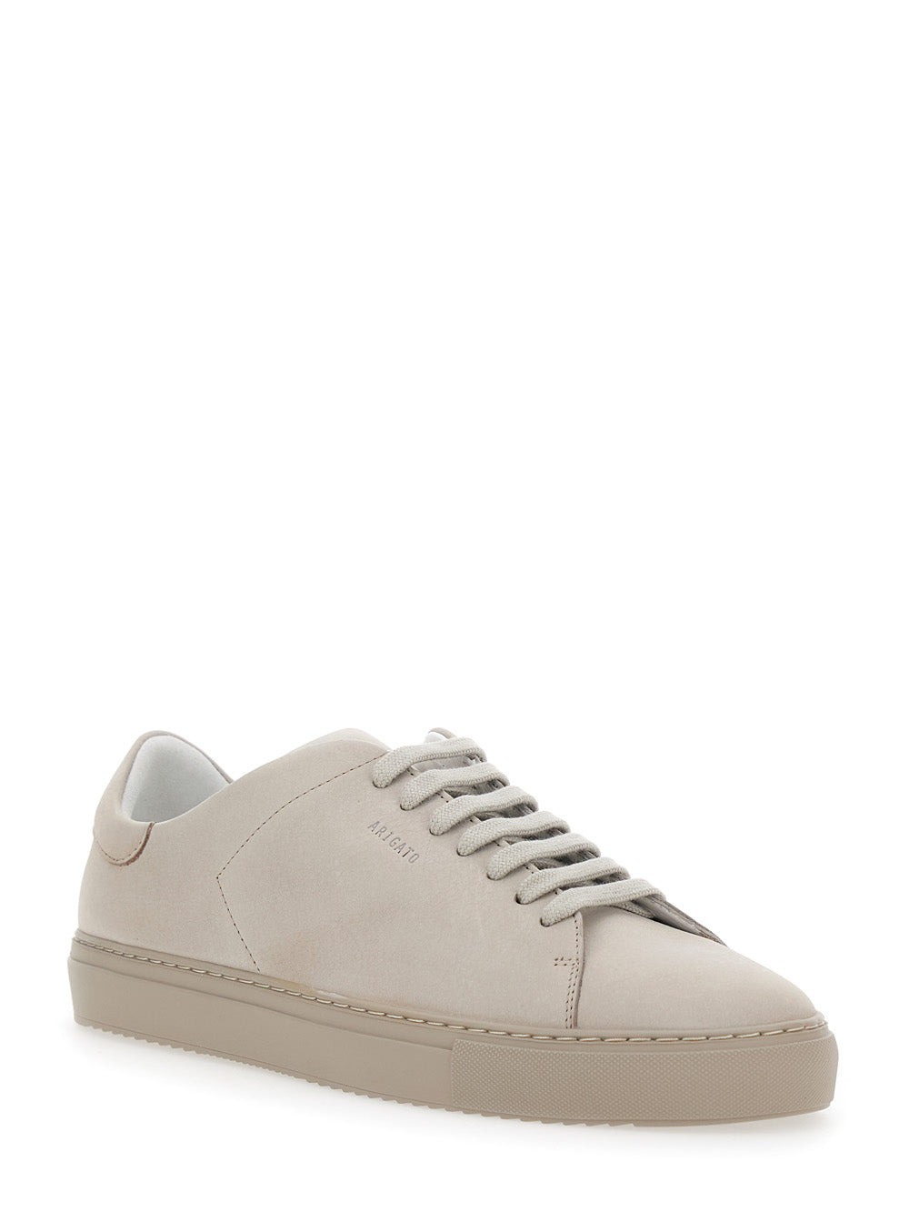Axel Arigato Men 'Clean 90' Beige Low Top Sneakers With Logo Lettering On The Side In Leather Man - 2