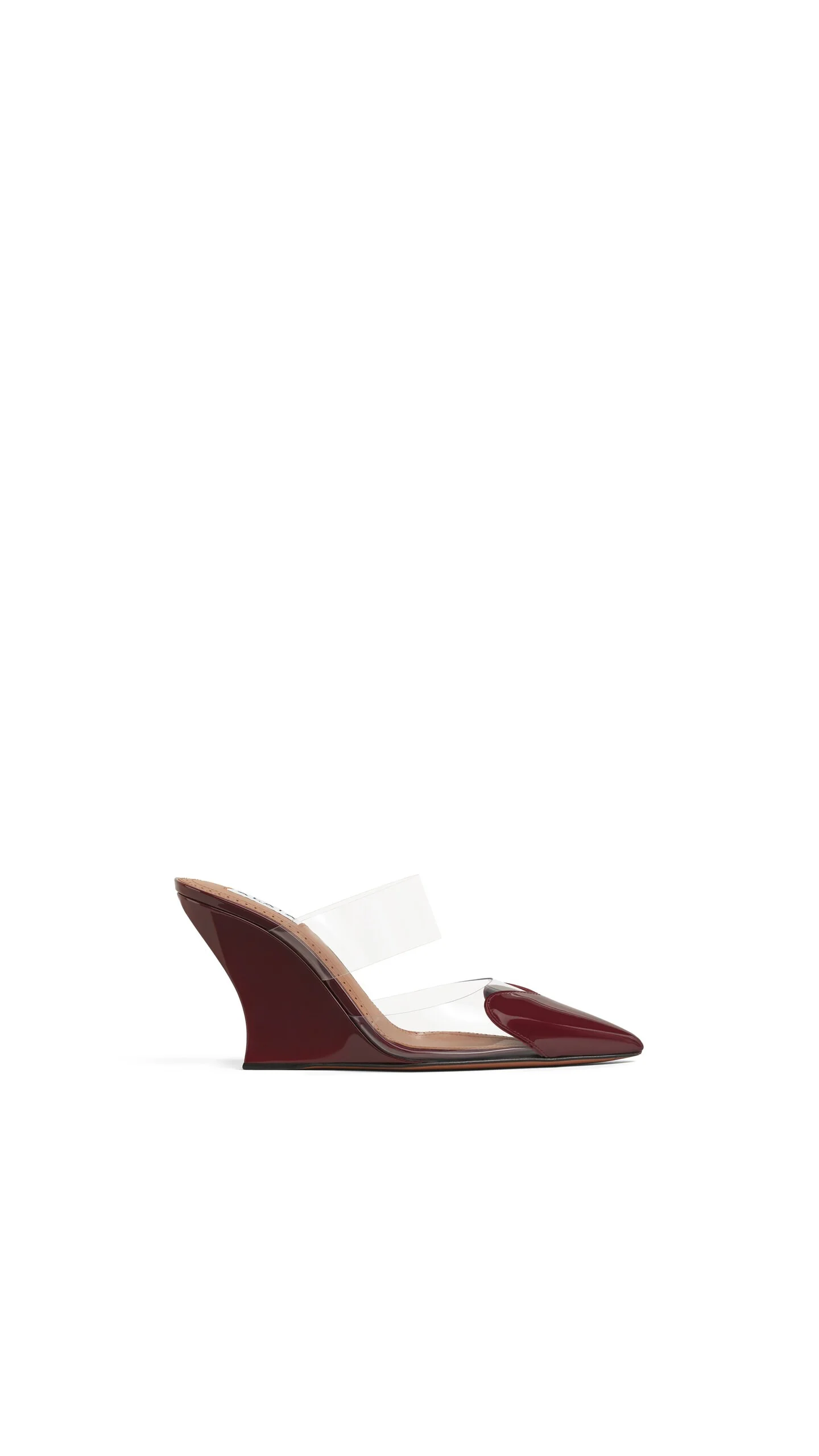 LE CŒUR WEDGE MULES IN PATENT LEATHER - 1