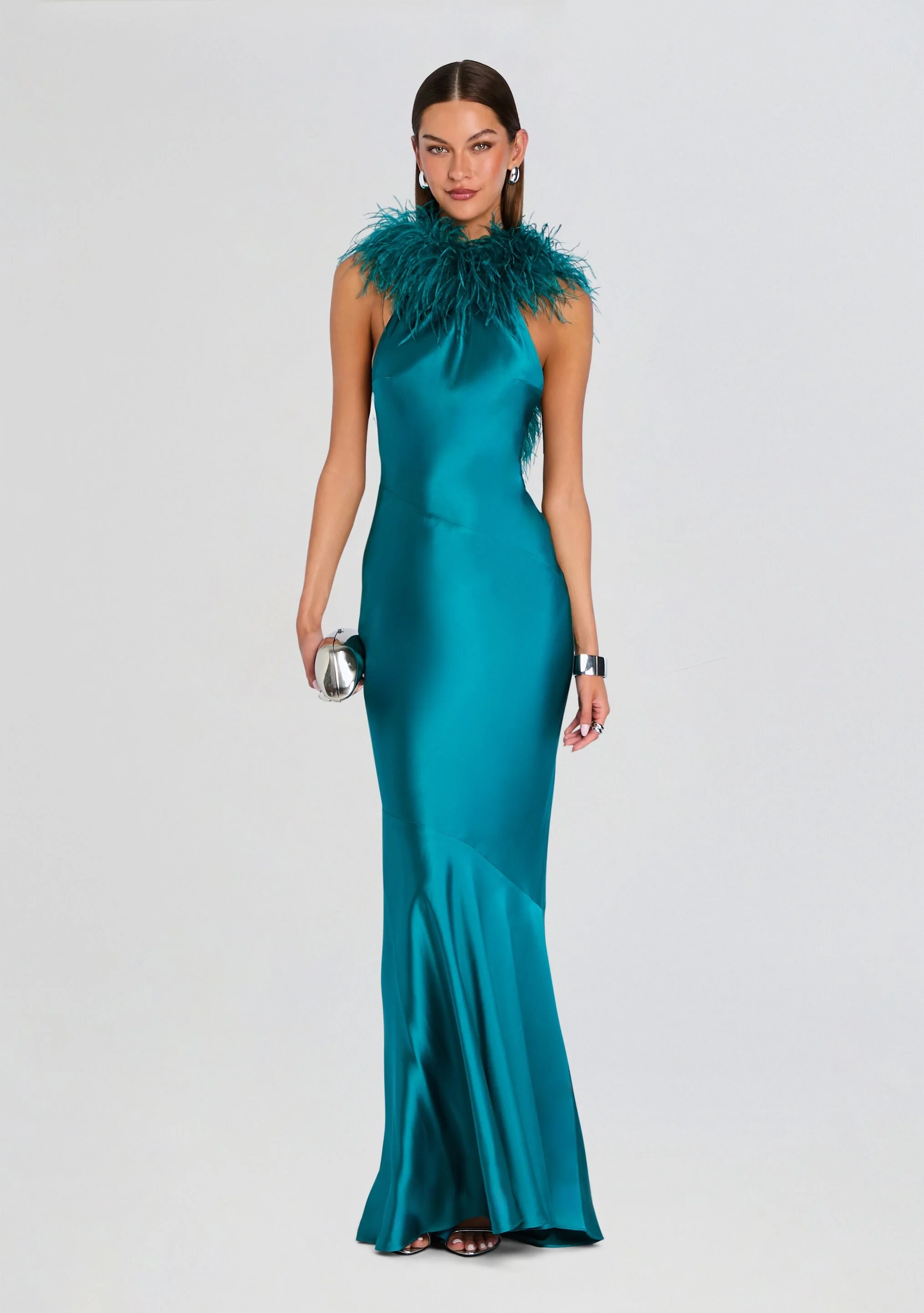 BRISBANE FEATHER DRESS - 1