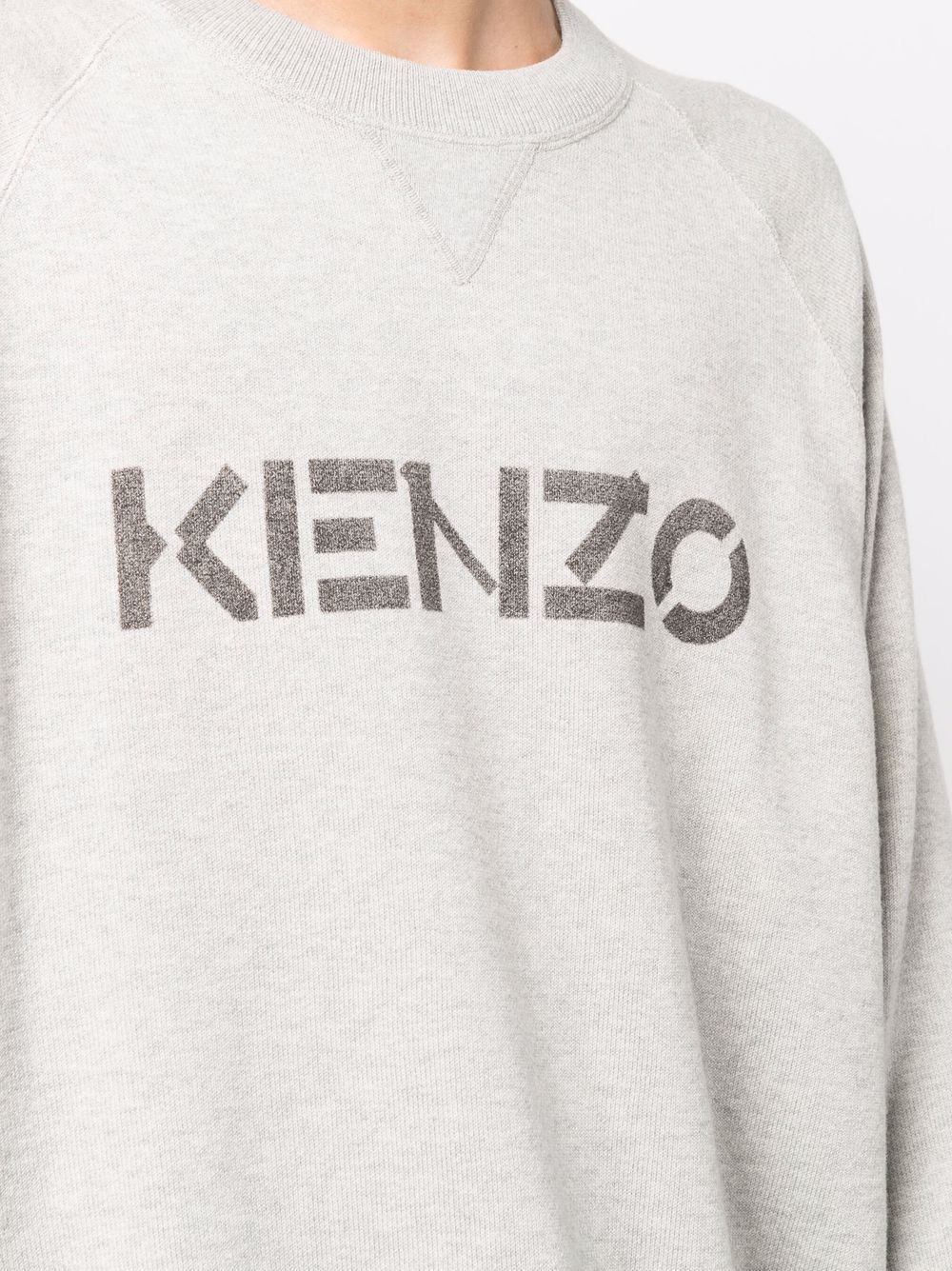 logo crew neck jumper - 5