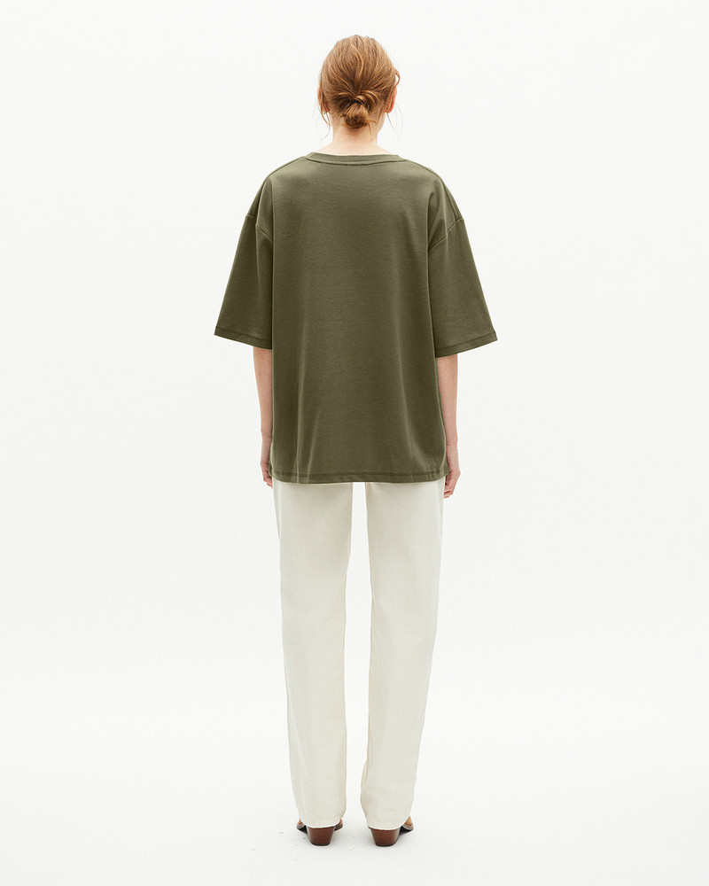 MIXED LARGE PLAIN KHAKI T-SHIRT 9