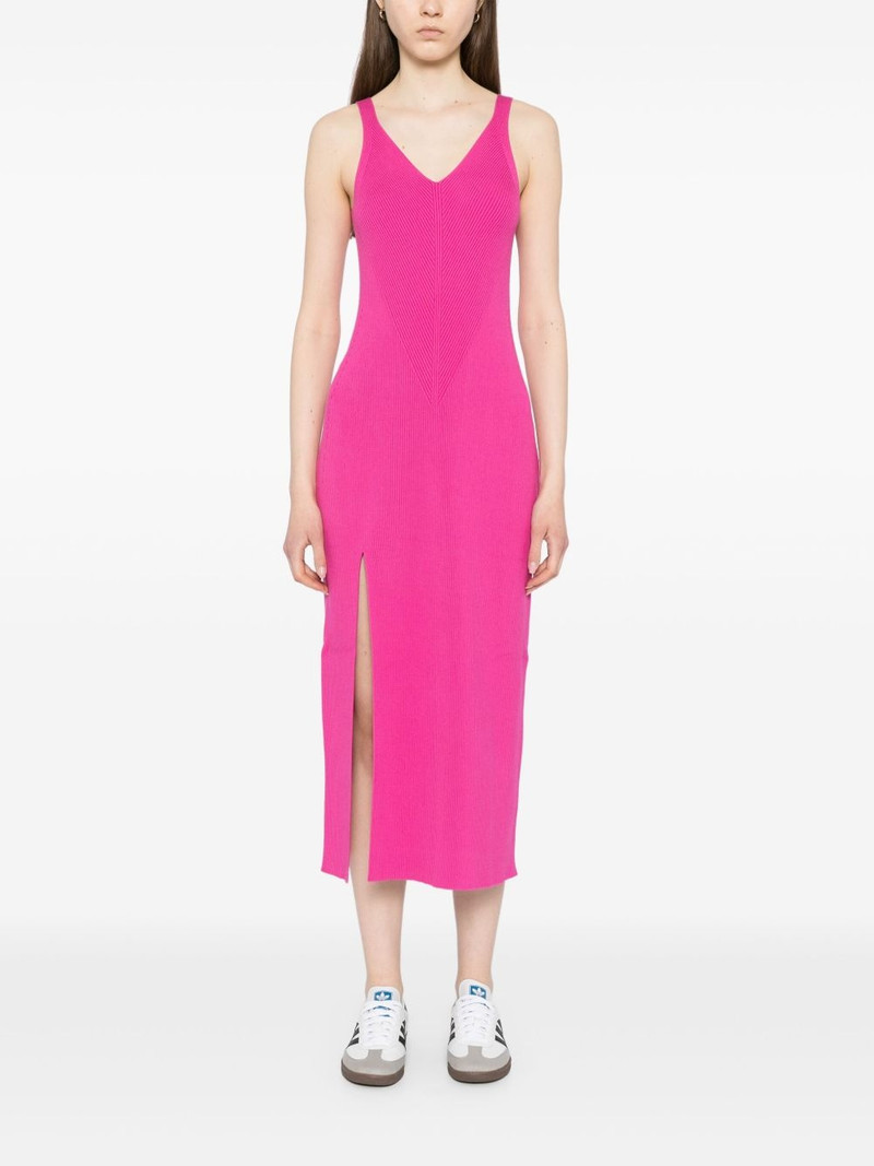 LACOSTE long seamless ribbed dress outlook