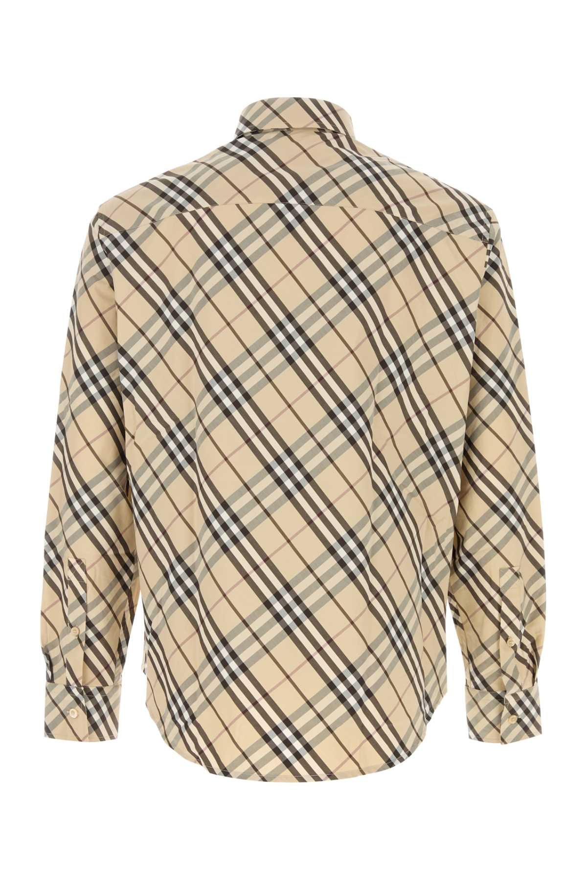 Burberry Men Embroidered Poplin Shirt - 2
