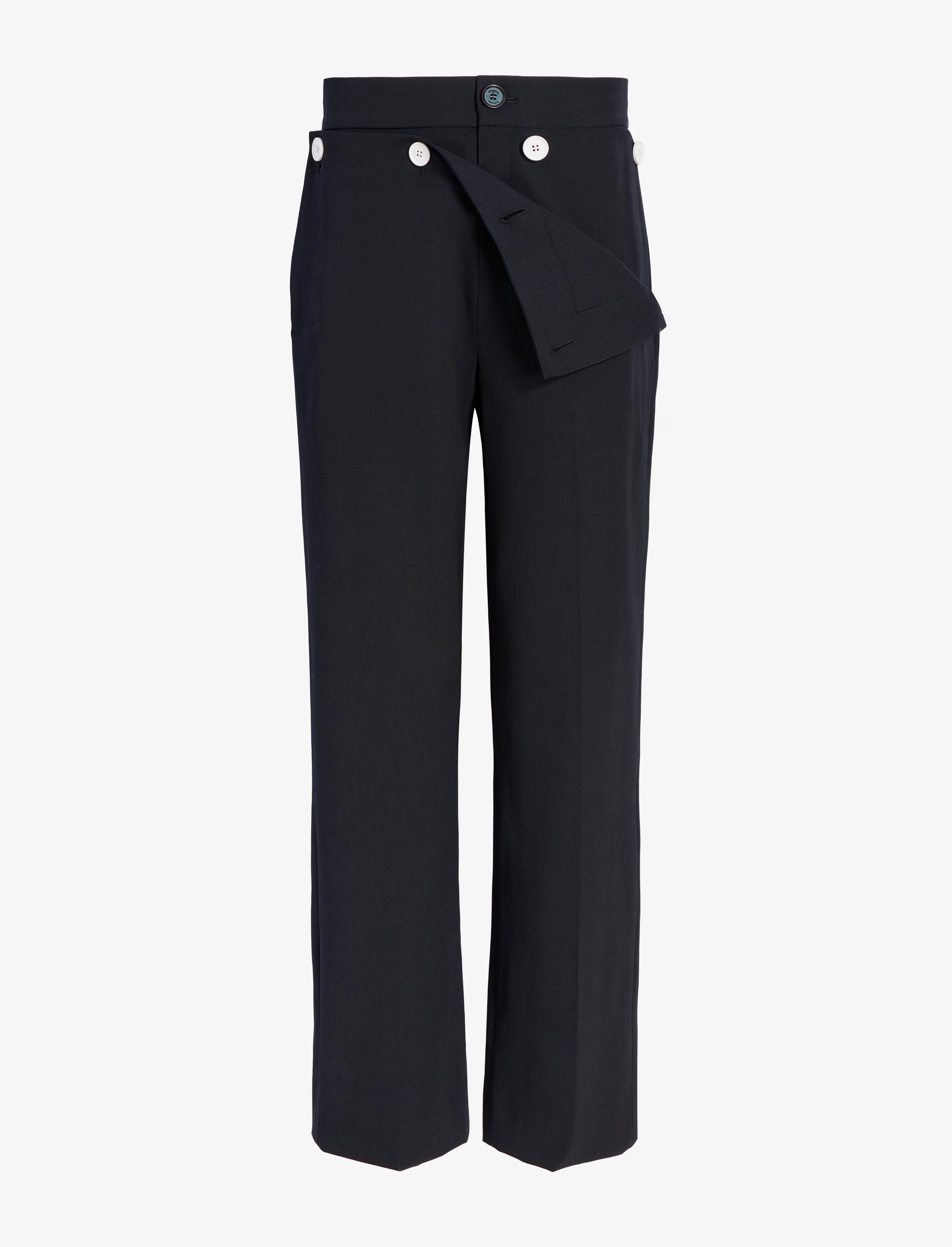 Oliver Pant in Wool Gabardine - 1