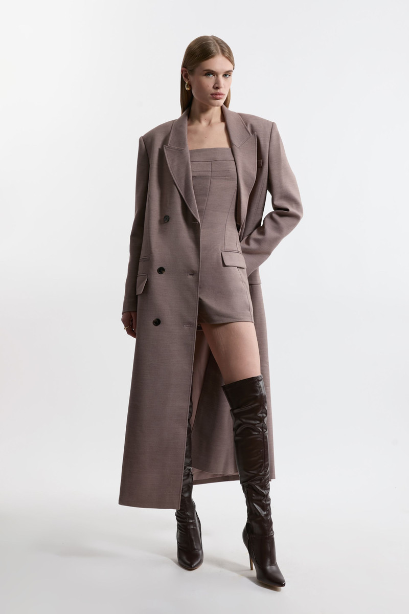 Wool Blend Tailored Playsuit 1