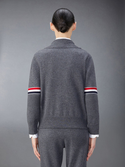 Thom Browne Cashmere Jacquard Armband Zip Up outlook