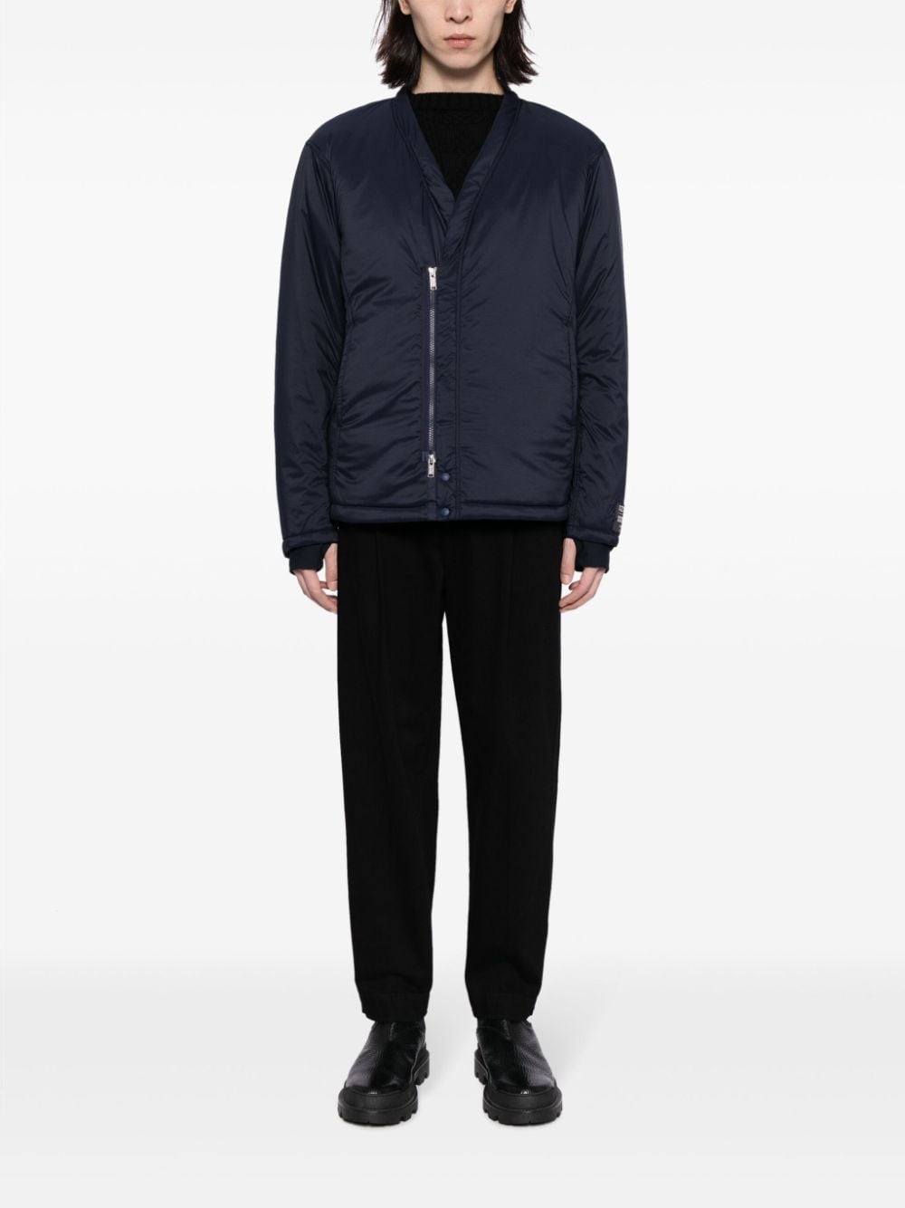 Monk V-neck padded jacket - 2