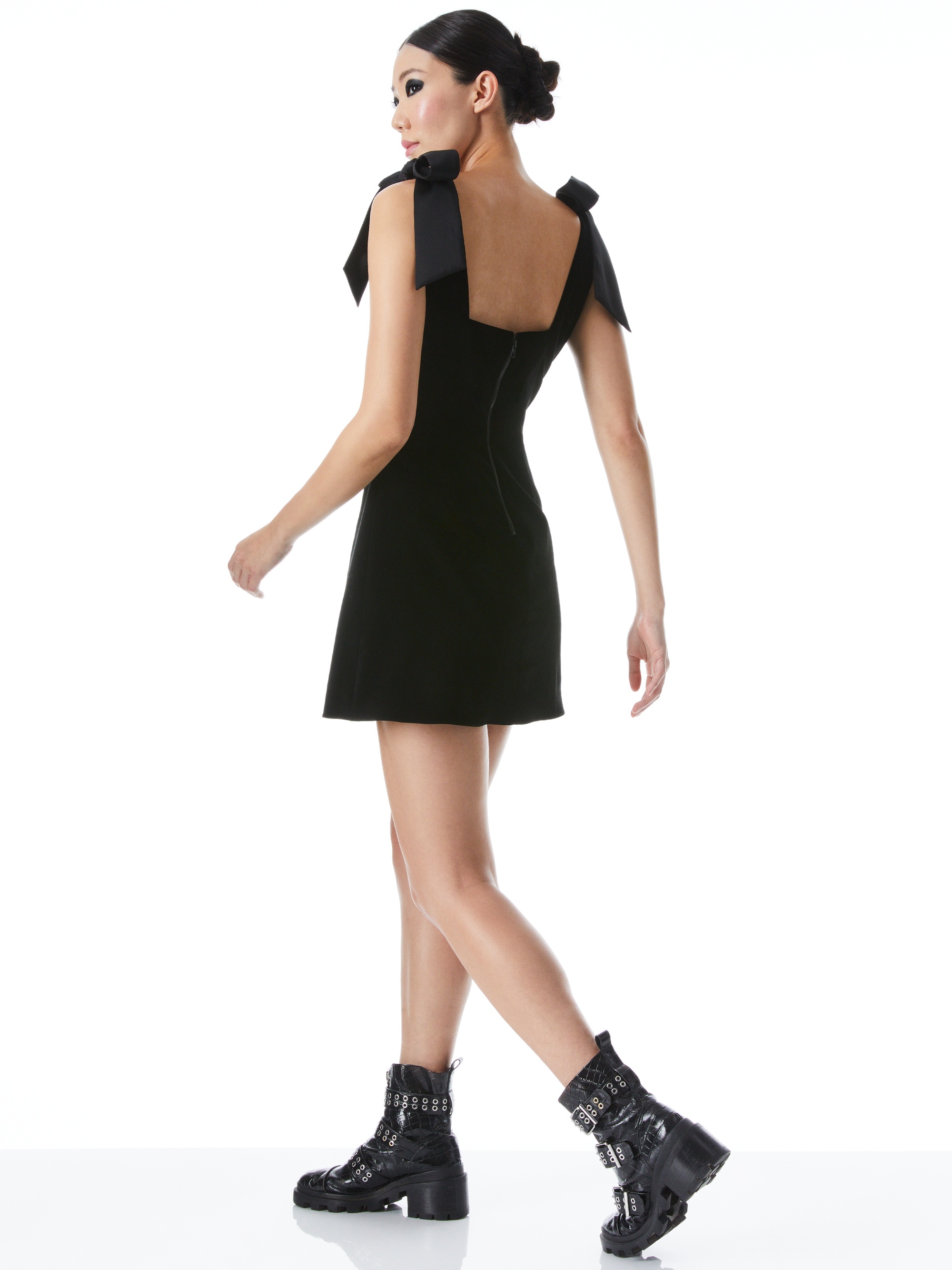 MARYANN TIE SHOULDER DRESS - 3