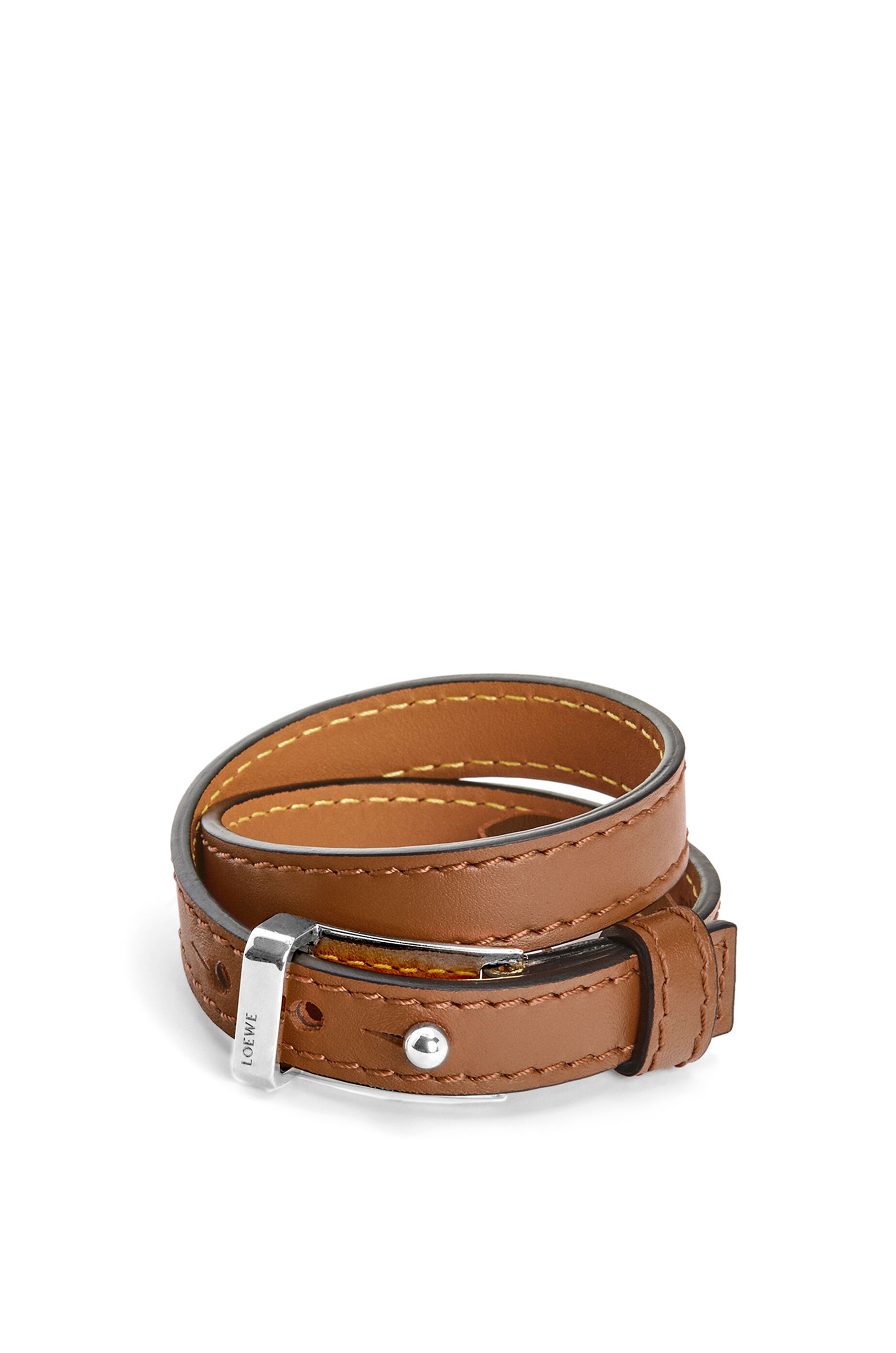 Double bracelet in calfskin - 1