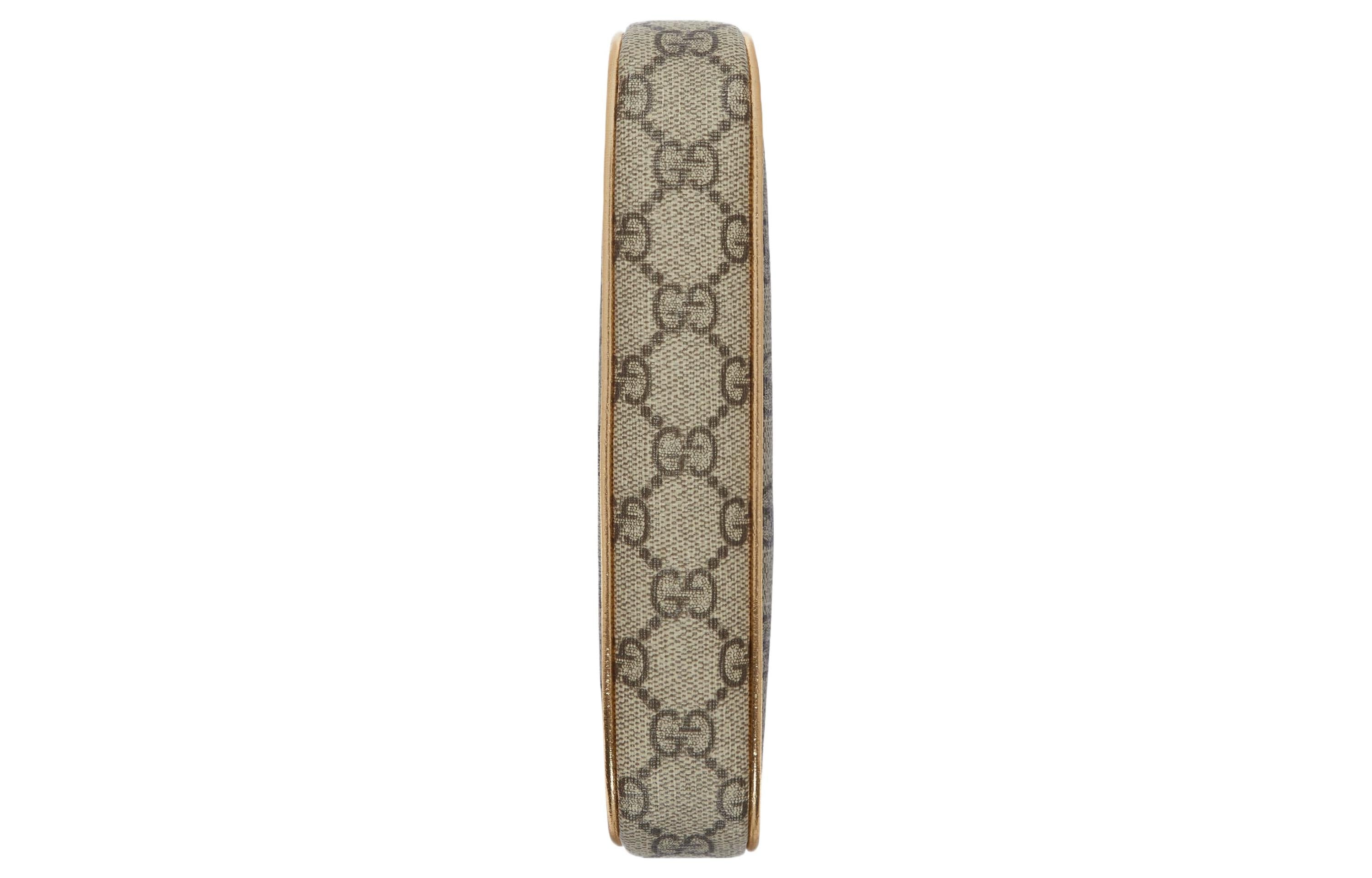 (WMNS) Gucci Ophidia Mini Bag 'Beige Ebony Supreme' 764960-KAAAH-9746 - 8