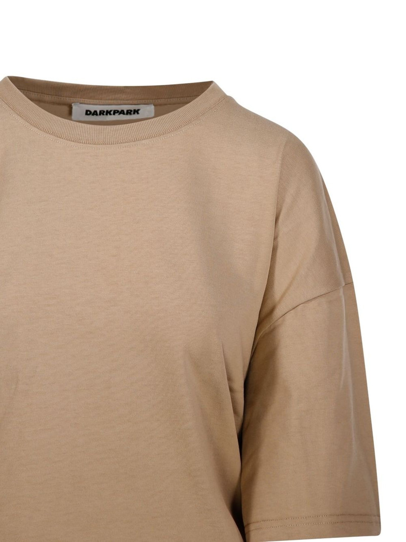 gathered-detail T-shirt 4